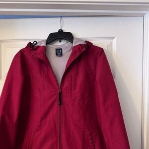GAP Cherry Red Zip-Up Jacket
